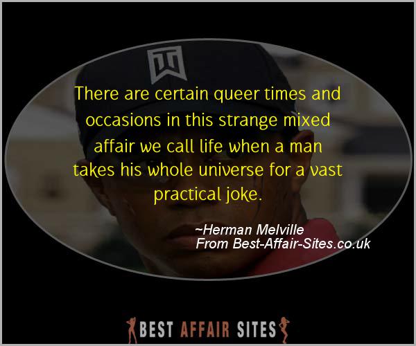 Having An Affair Quote - Herman Melville - Quotes quote image