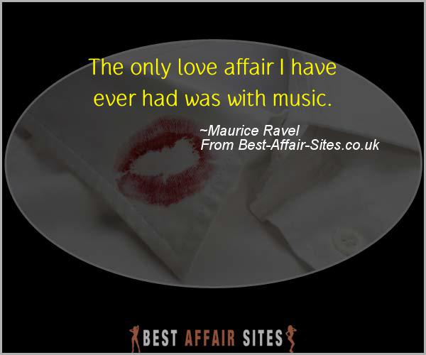 Having An Affair Quote - Maurice Ravel - Quotes quote image