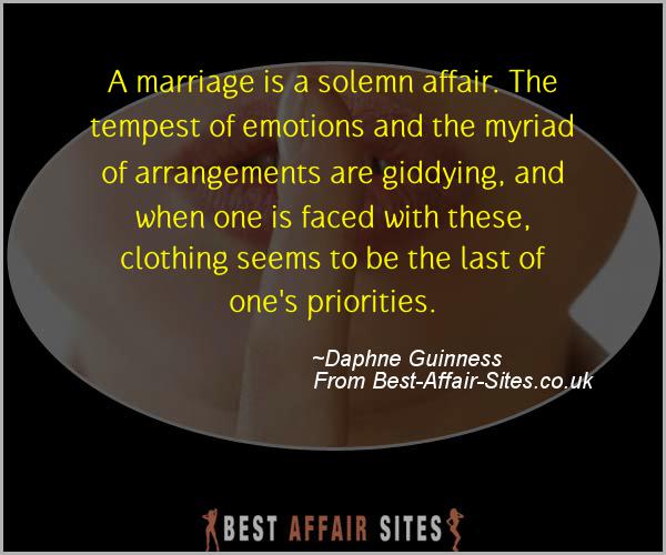 Having An Affair Quote - Daphne Guinness - Quotes quote image