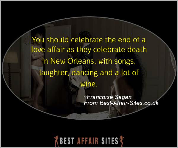 Having An Affair Quote - Francoise Sagan - Quotes quote image