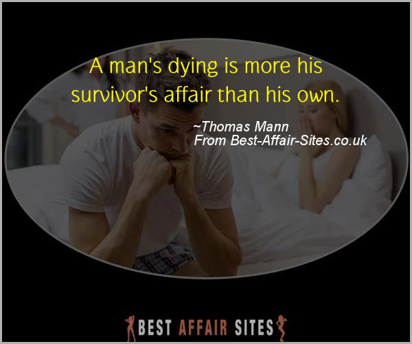 Having An Affair Quote - Thomas Mann - Quotes quote image