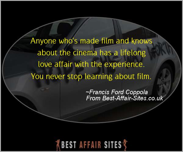 Having An Affair Quote - Francis Ford Coppola - Quotes quote image