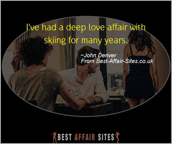 Having An Affair Quote - John Denver - Quotes quote image
