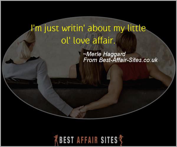 Having An Affair Quote - Merle Haggard - Quotes quote image