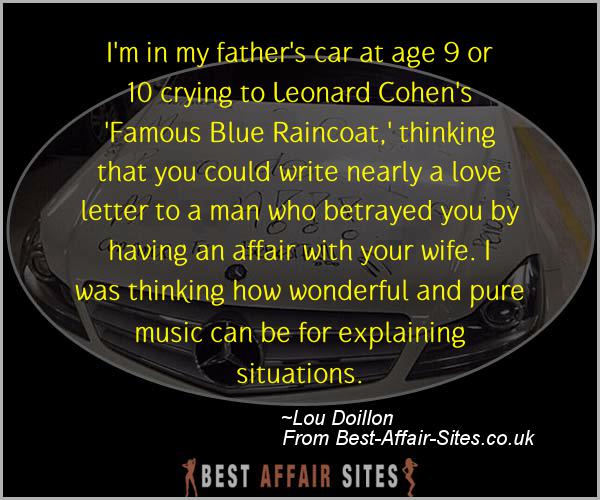 Having An Affair Quote - Lou Doillon - Quotes quote image