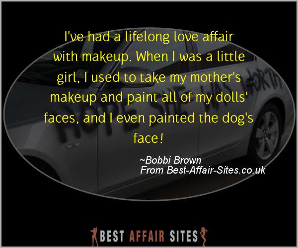 Having An Affair Quote - Bobbi Brown - Quotes quote image
