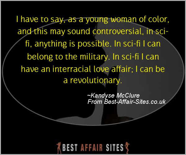 Having An Affair Quote - Kandyse McClure - Quotes quote image
