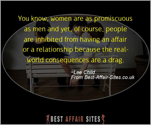 Having An Affair Quote - Lee Child - Quotes quote image