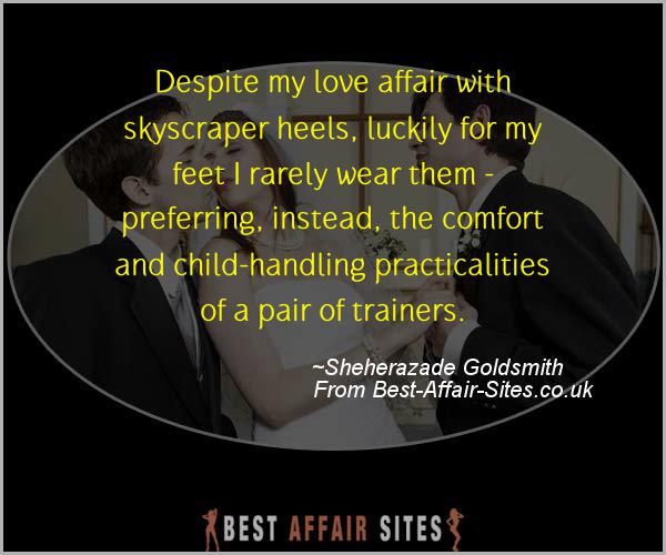 Having An Affair Quote - Sheherazade Goldsmith - Quotes quote image